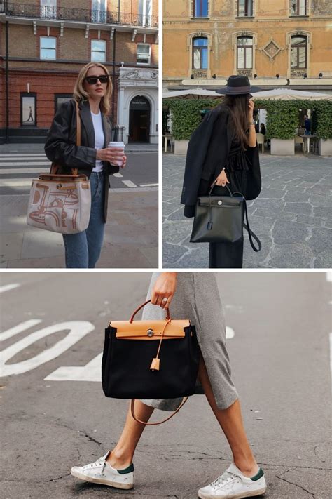 wearing hermes bags|hermes herbag price 2022.